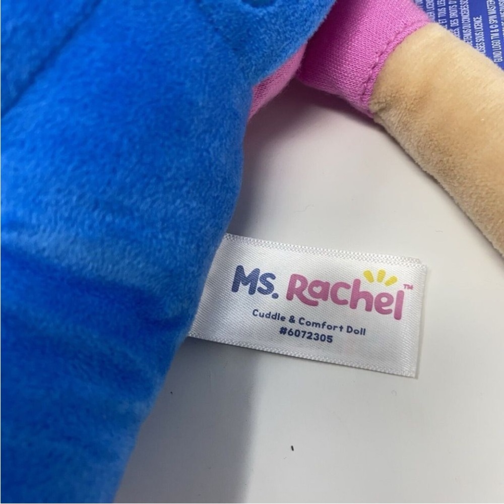 MS. RACHEL Plush Rachel Official Cuddle Comfort Doll 11 Premium Baby Toy Toddler - Picture 6 of 13